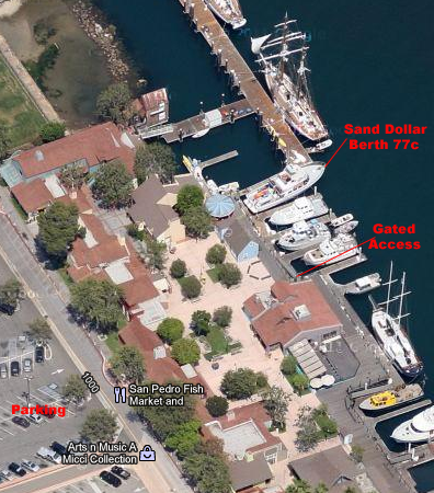 Sand Dollar's Berth Satellite View